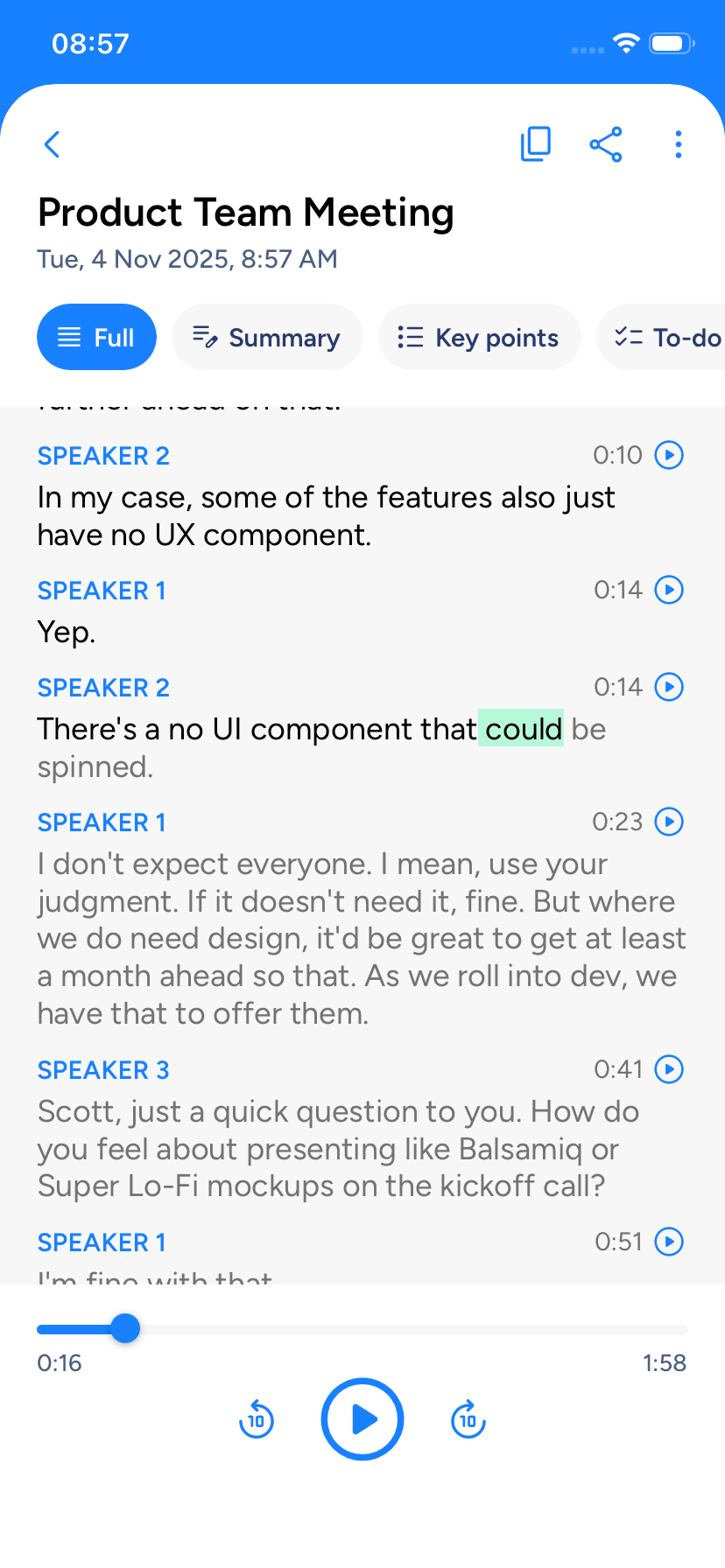 Soniox app recording review
